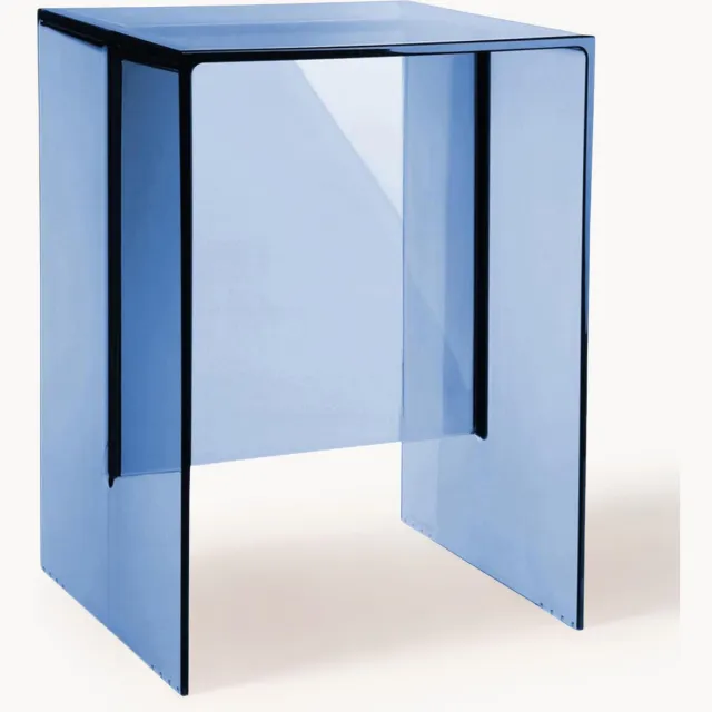 Kartell Design bijzettafel Max-Beam Transparant, Blauw