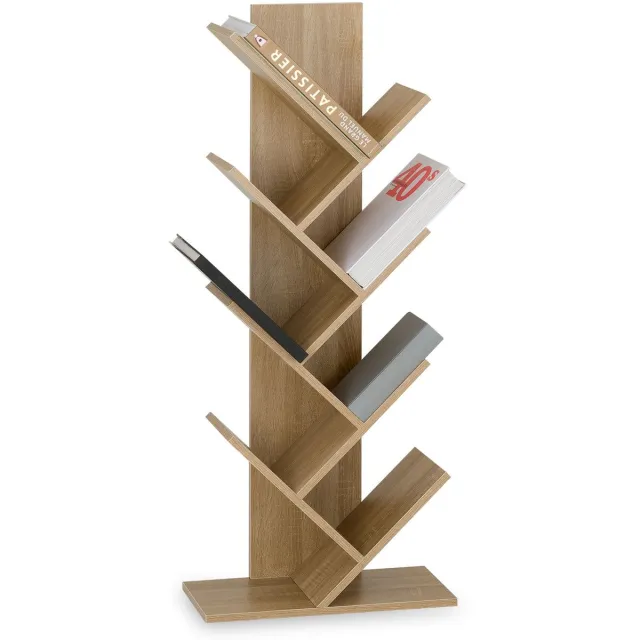 IDIMEX Vrijstaande boekenkast JULES met 7 planken – Sonoma-eik bruin
