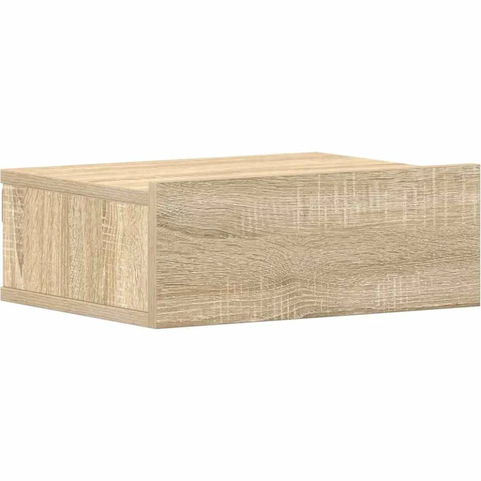 vidaXL Nachtkastjes 2 st 40x30x15 cm bewerkt hout sonoma eikenkleurig, foto 4