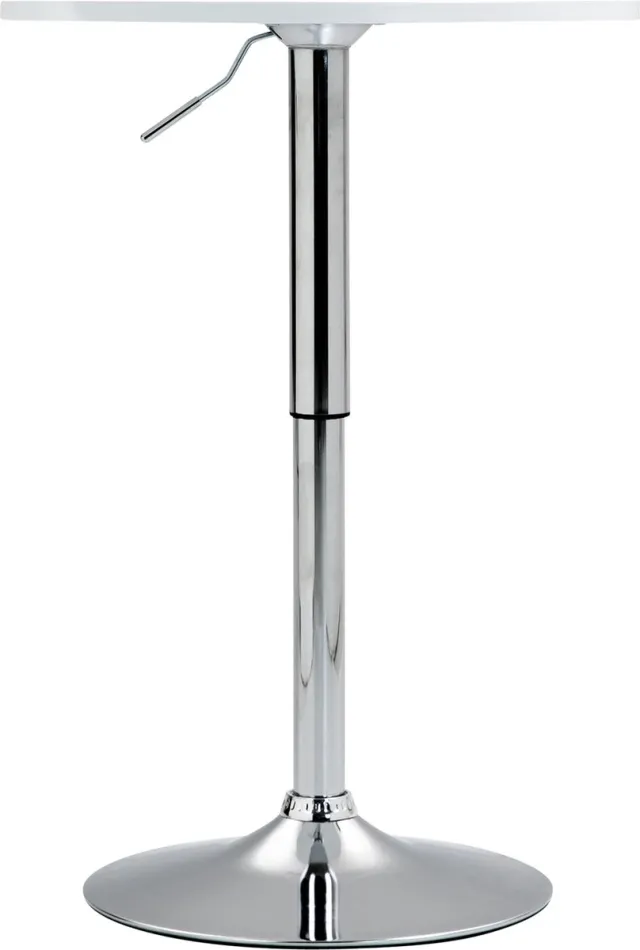 CLP Lamoni Bartafel - in hoogte verstelbare - bar tafel - bistrotafel - wit rond