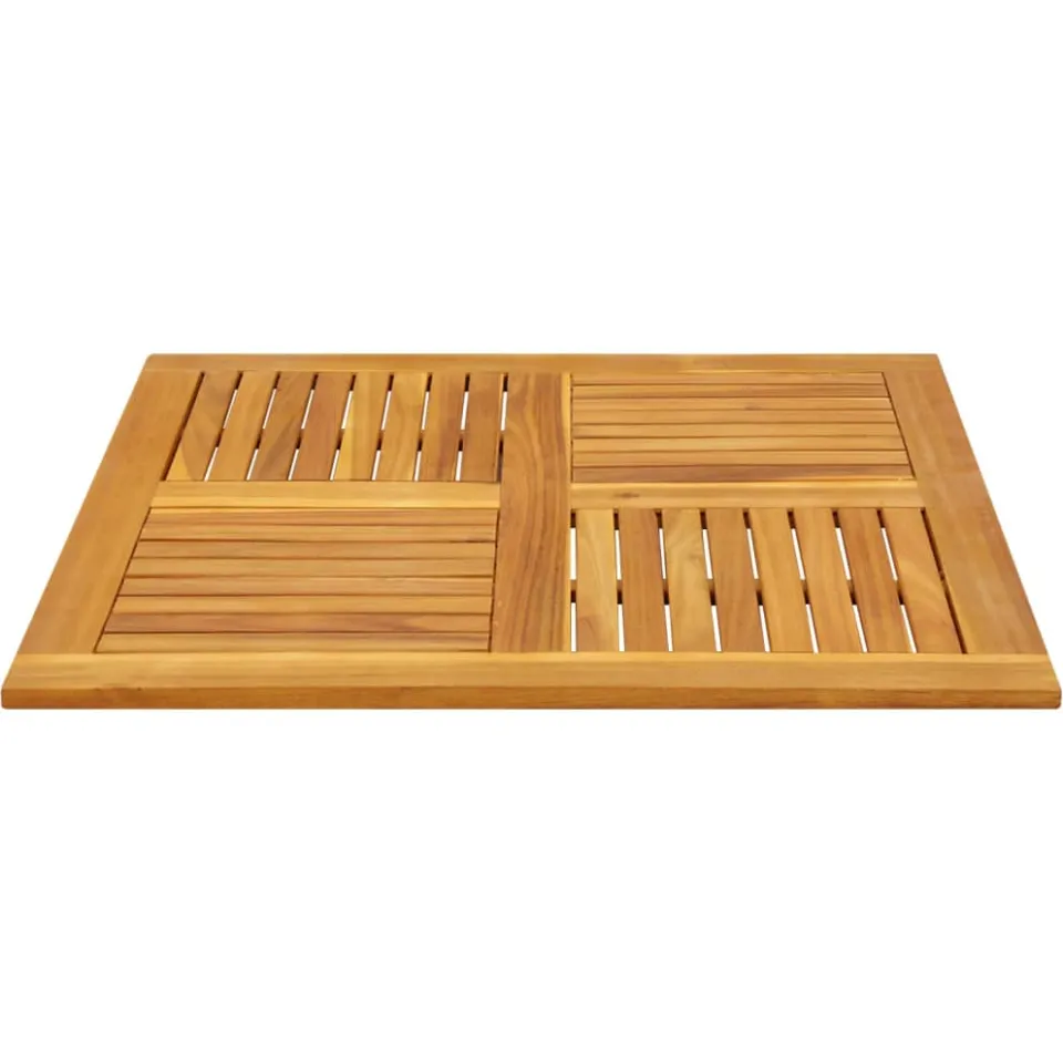 vidaXL Tafelblad vierkant 90x90x2,2 cm massief acaciahout Bruin