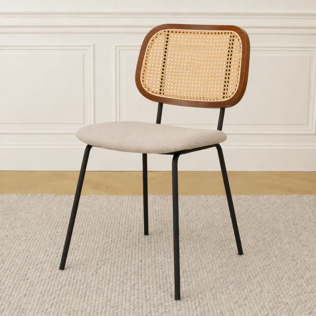 Nolon Jolie rotan eetkamerstoel beige, foto 2