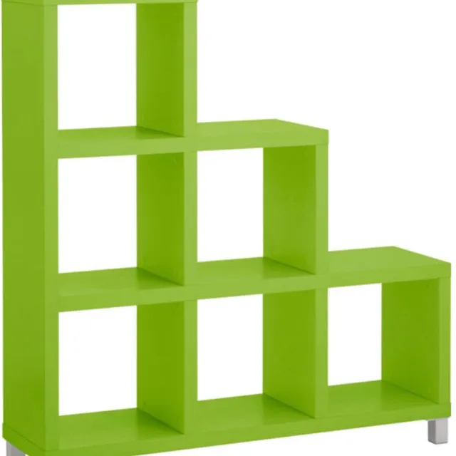 Notio Living Kiwi-Boekenkast - 6 Kubussen - Groen