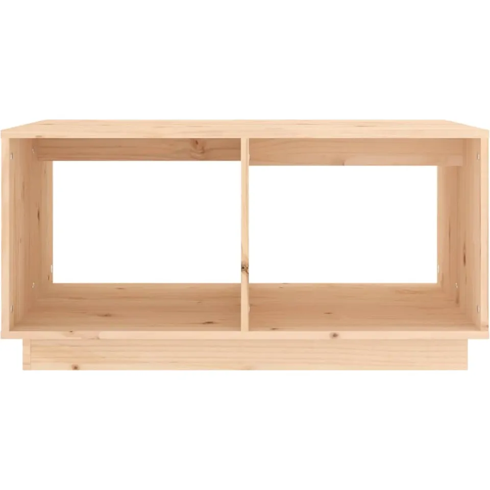 vidaXL Salontafel 80x50x40 cm massief grenenhout bruin, foto 4