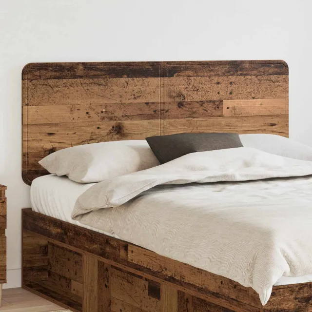 vidaXL Hoofdbord Oud Hout Bewerkt hout Bruin
