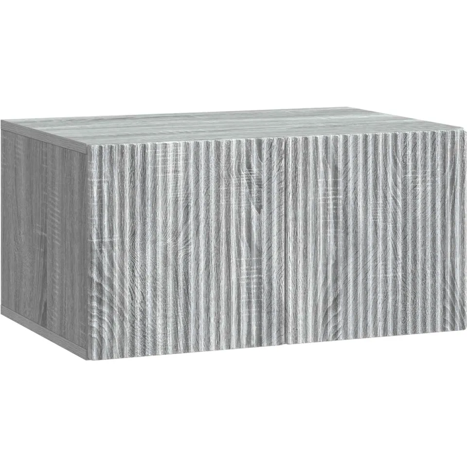 vidaXL Wandbeugel TV-kast 59,5 x 41 x 30 cm Grijs sonoma Bewerkt hout, foto 3