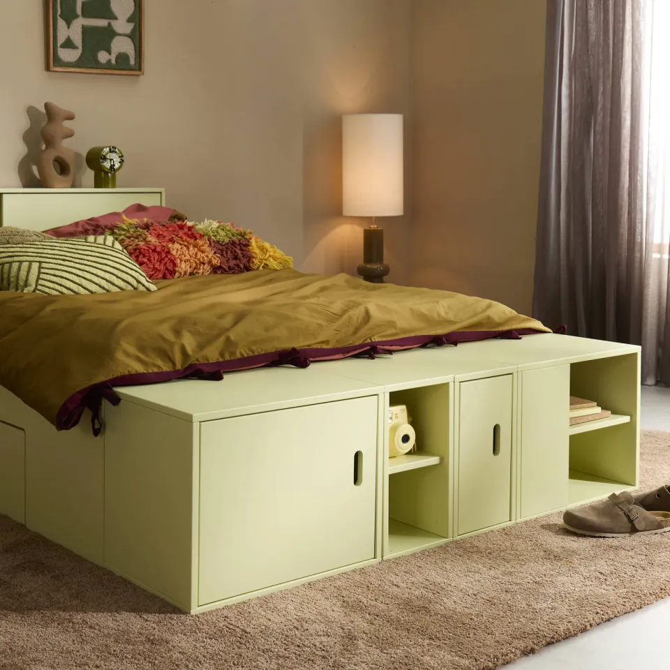 NOUS Living Cubi modulair element mintgeel, foto 4