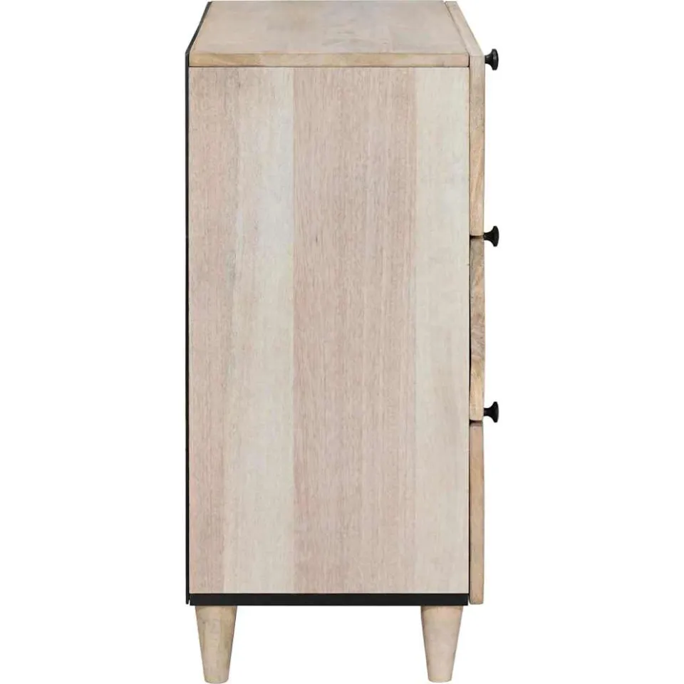 vidaXL Nachtkastje Wit 50 x 33 x 62 cm Bewerkt hout, foto 4