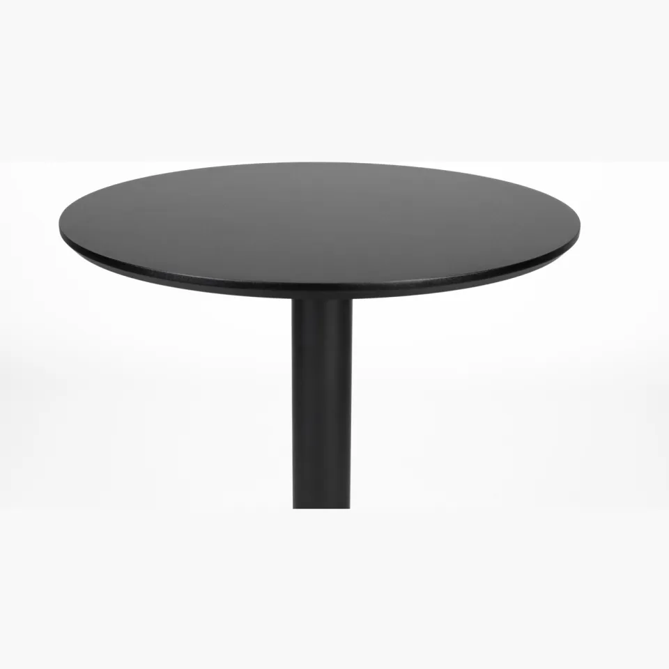 ZILT Ronde Bistrotafel 'Yusuf' 80cm, kleur Zwart, foto 2