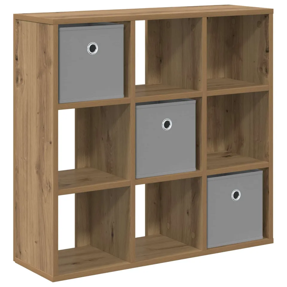 vidaXL Dressoir Artisan Eiken 73,5 x 24 x 69,5 cm, foto 3