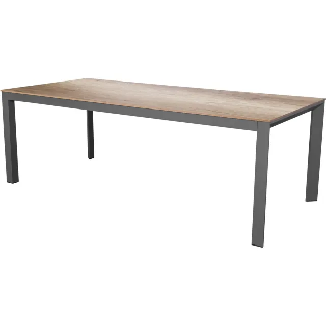 SenS-Line Elena Tuintafel - 220x100cm - HPL Bruin