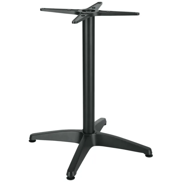 PULSIVA Tafelzuil Past aluminium; 66x66x72 cm (BxLxH); zwart