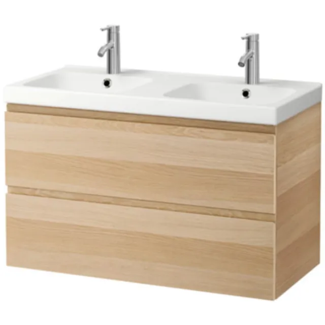Wiesbaden Badmeubelset Wiesbaden Vision Oak 120x46x53 cm Eiken