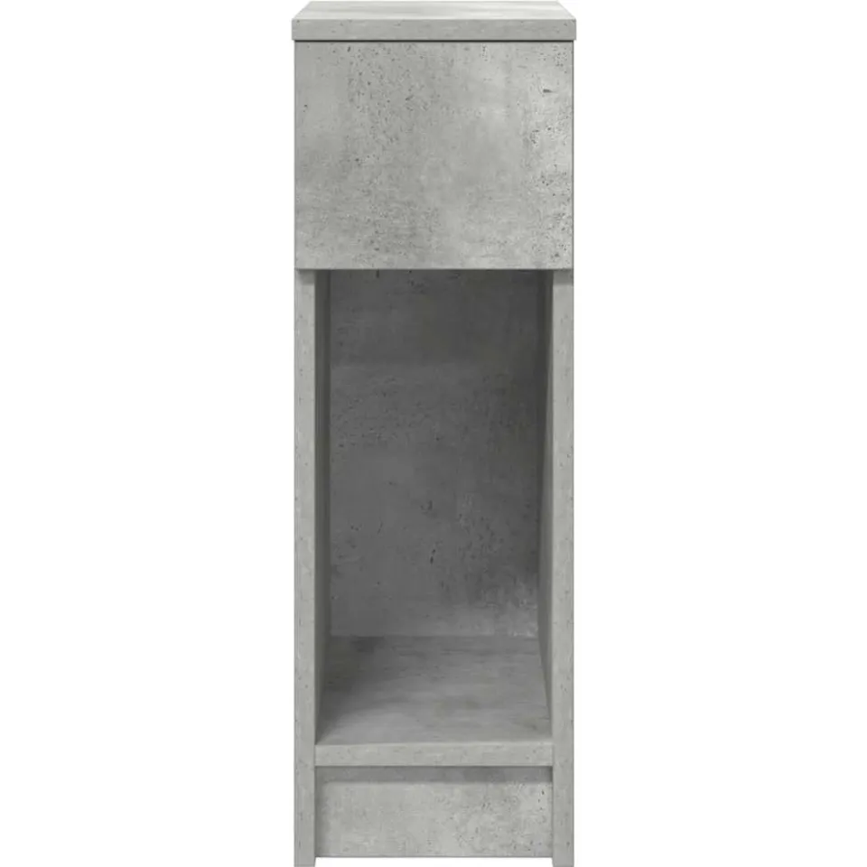 vidaXL Nachtkastje met lade 20x36x60 cm betongrijs grijs, foto 4