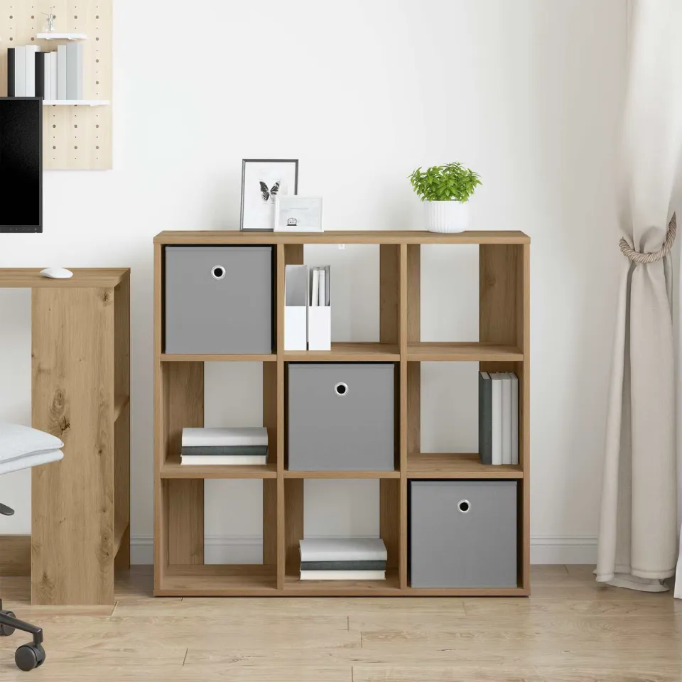 vidaXL Dressoir Artisan Eiken 88,5 x 29 x 84,5 cm, foto 4