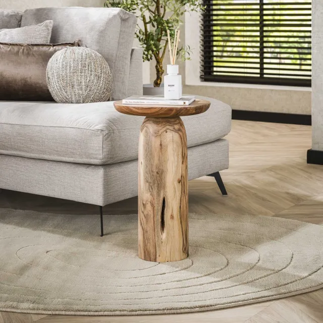 Dimehouse Bijzettafel Nova - Massief Acaciahout - 55 cm Hoog