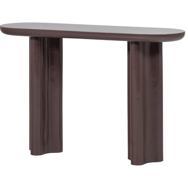 WOOOD Evara consoletafel donkerbruin dark brown