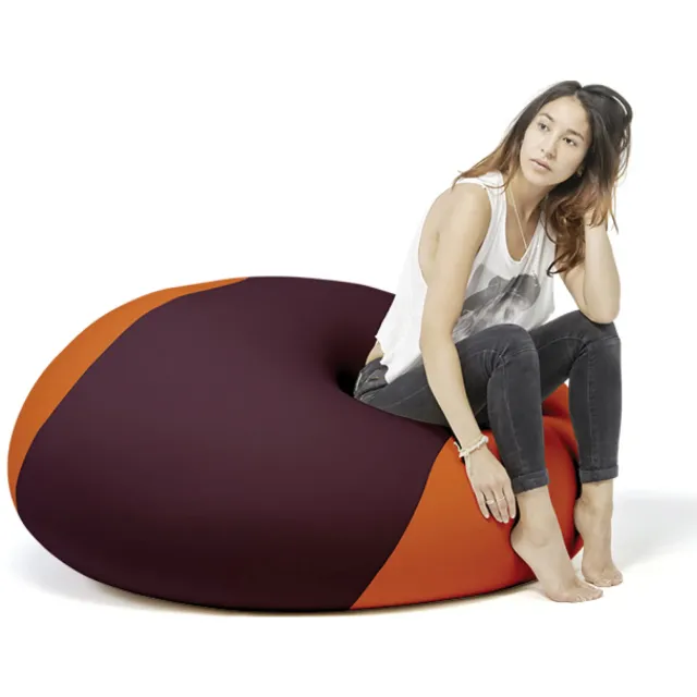 Terapy Ollie zitzak aubergine Aubergine + Oranje