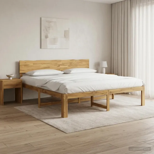 vidaXL Tweepersoonsbed met hoofdeinde ROSTOCK Wit 180 x 200 cm