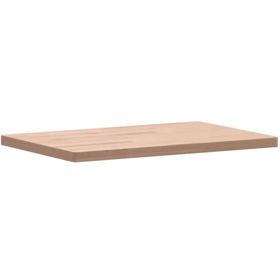 vidaXL Tafelblad rechthoekig 60x40x2,5 cm massief beukenhout Bruin