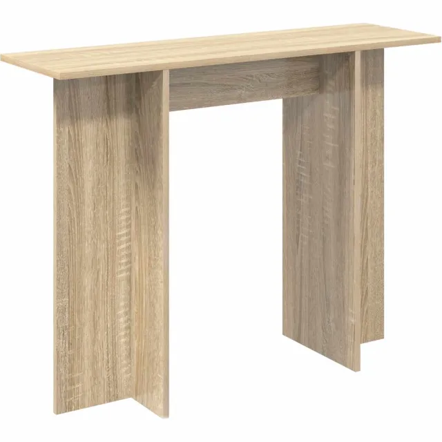 vidaXL Wandtafel - Sonoma - Eiken - 100 - x - 30 - x - 75 - cm - Bewerkt - hout Sonoma Eiken