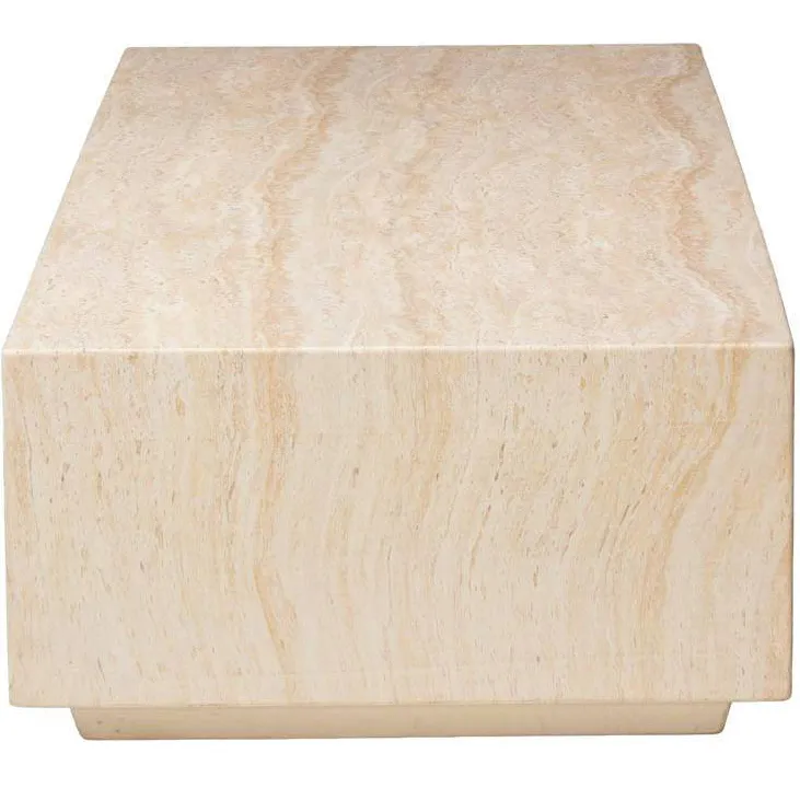 Giga Meubel DÉJA Living Salontafel Ribe - Lichtbruin Composiet - 140x60x32cm, foto 2