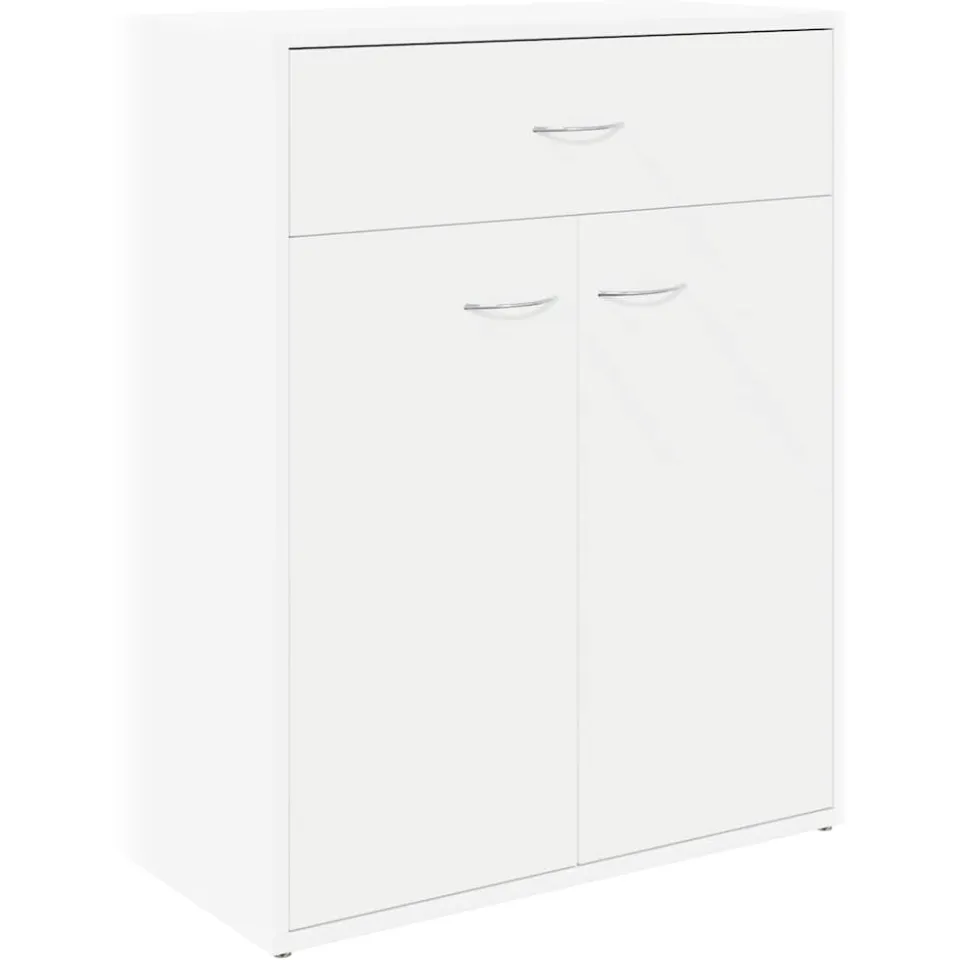 vidaXL Dressoir 60x30x75 cm bewerkt hout wit