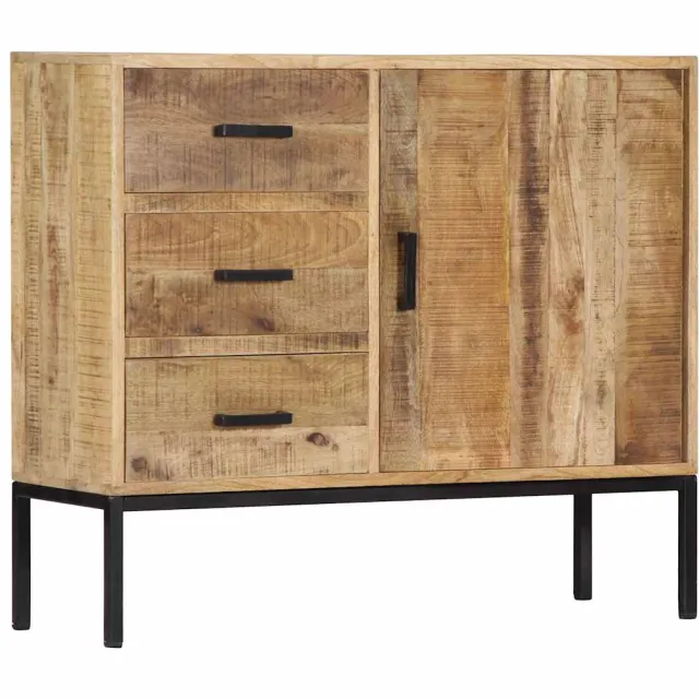 vidaXL Dressoir 88x30x71 cm massief mangohout Bruin