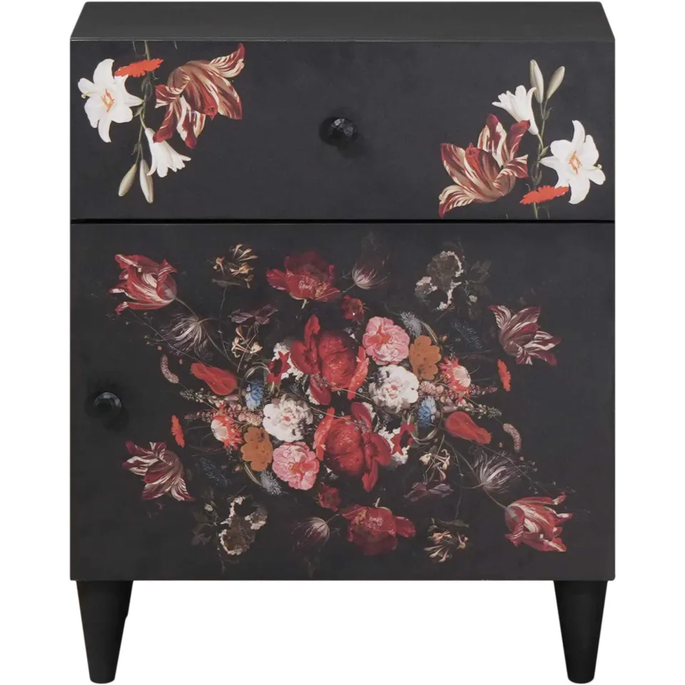 vidaXL Nachtkastje Multikleur 50 x 33 x 60 cm Massief Mango Hout meerkleurig, foto 3