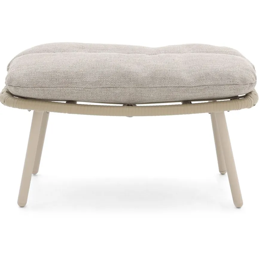 Forza Furniture Forza Marradi lounge tuinstoel met voetenbank taupe, foto 4