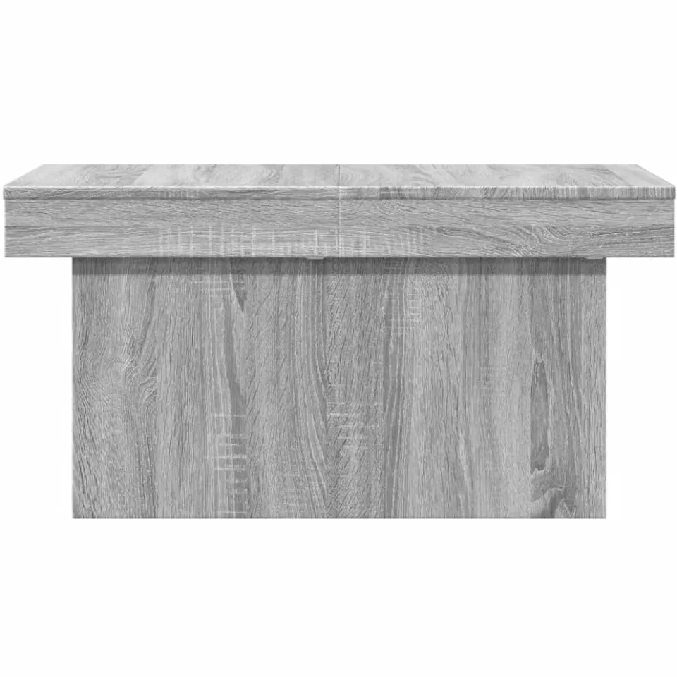 vidaXL Salontafel 100x55x40 cm bewerkt hout grijs sonoma eikenkleurig