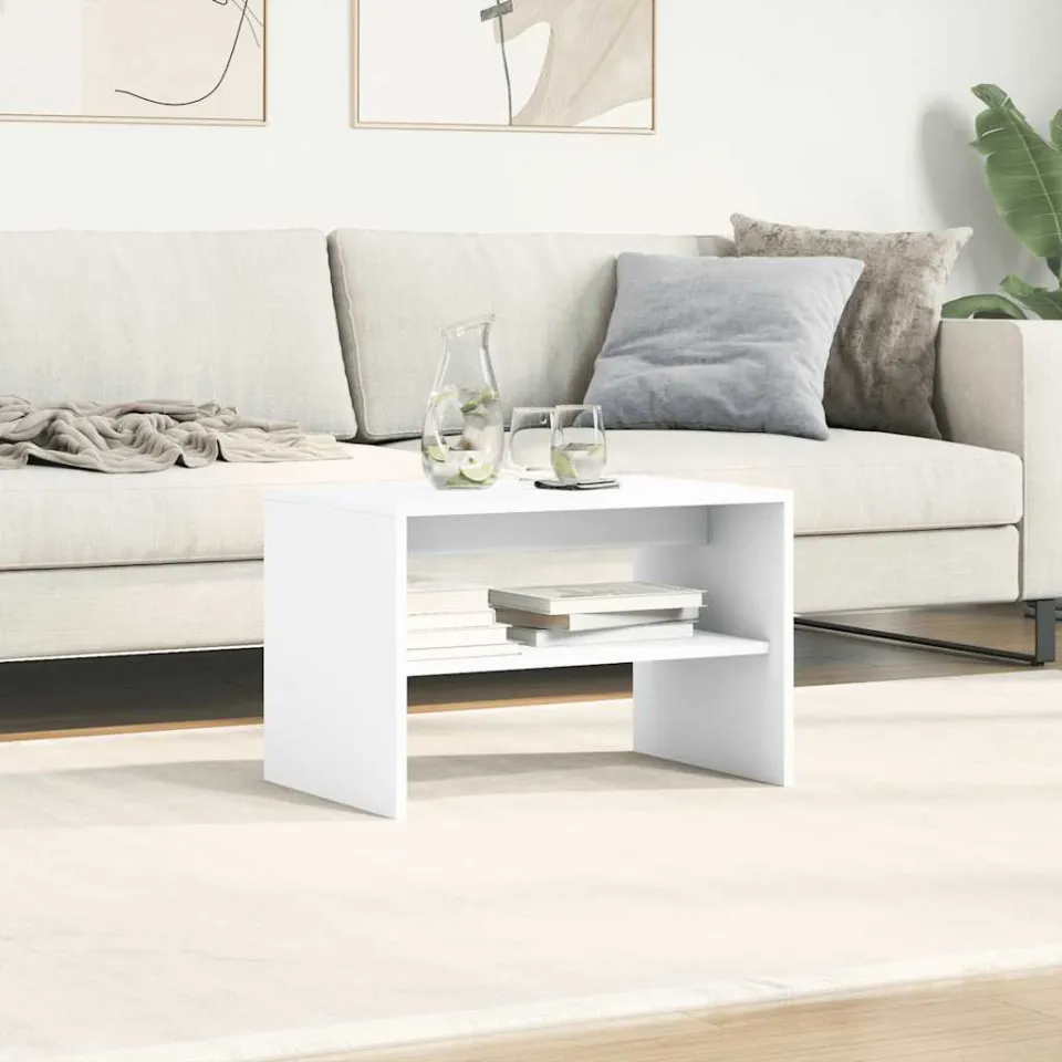 vidaXL Tv-meubel 60x40x40 cm bewerkt hout wit, foto 4