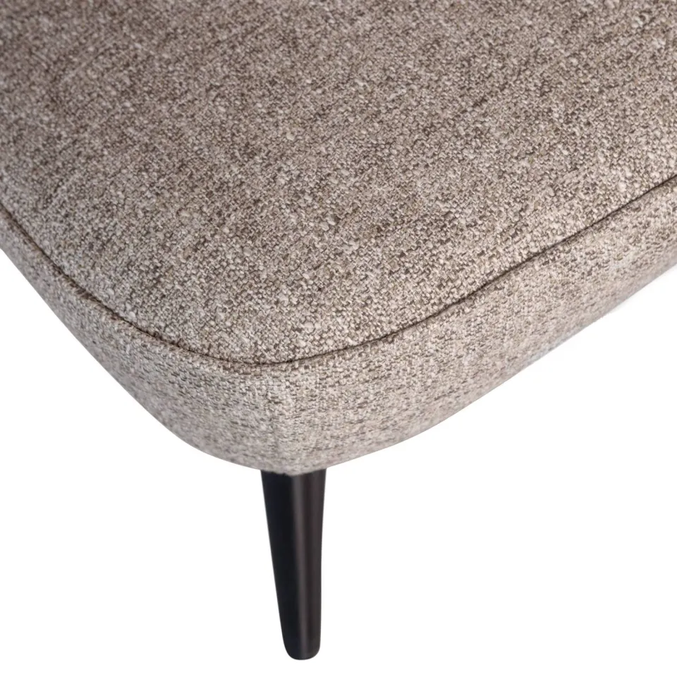 WOOOD Sara Fauteuil - Velvet - Donkerbruin - 71x59x70, foto 4