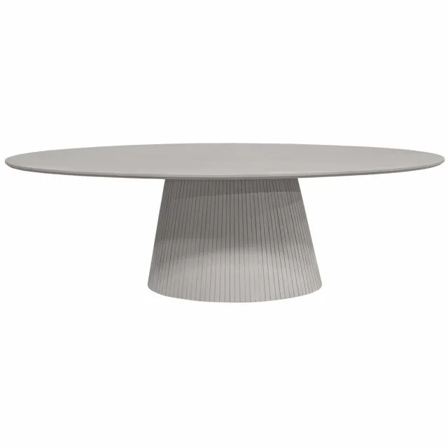 Starfurn Eettafel Solana - Ovaal Taupe Hout - 210x110x76cm