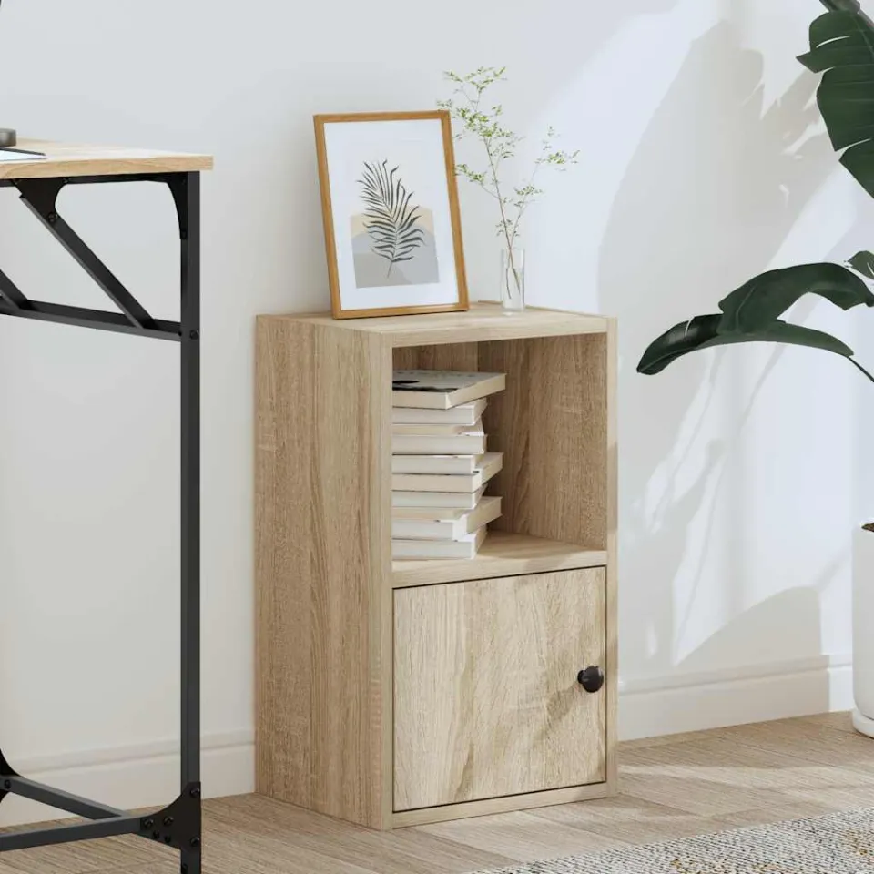 vidaXL Boekenkast 31x24x52 cm bewerkt hout sonoma eikenkleurig, foto 2
