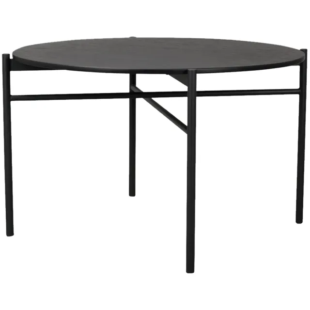 Rowico Home Skye ronde houten eettafel zwart - Ø 120 cm
