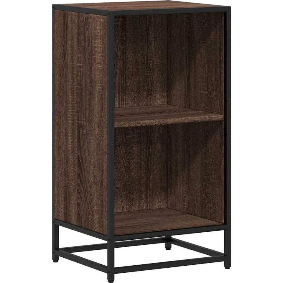 vidaXL Boekenkast 40x35x76 cm bewerkt hout bruin eikenkleur, foto 3
