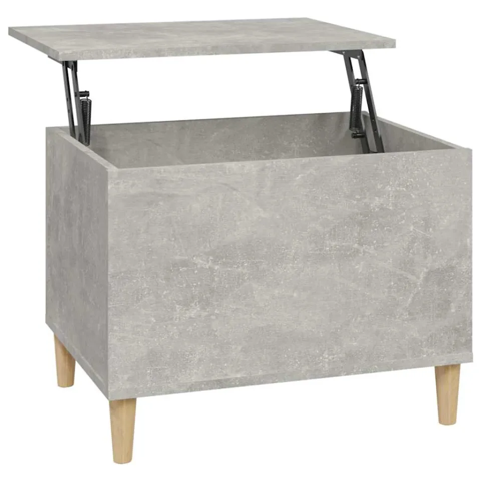 vidaXL Salontafel 60x44,5x45 cm bewerkt hout betongrijs grijs, foto 3