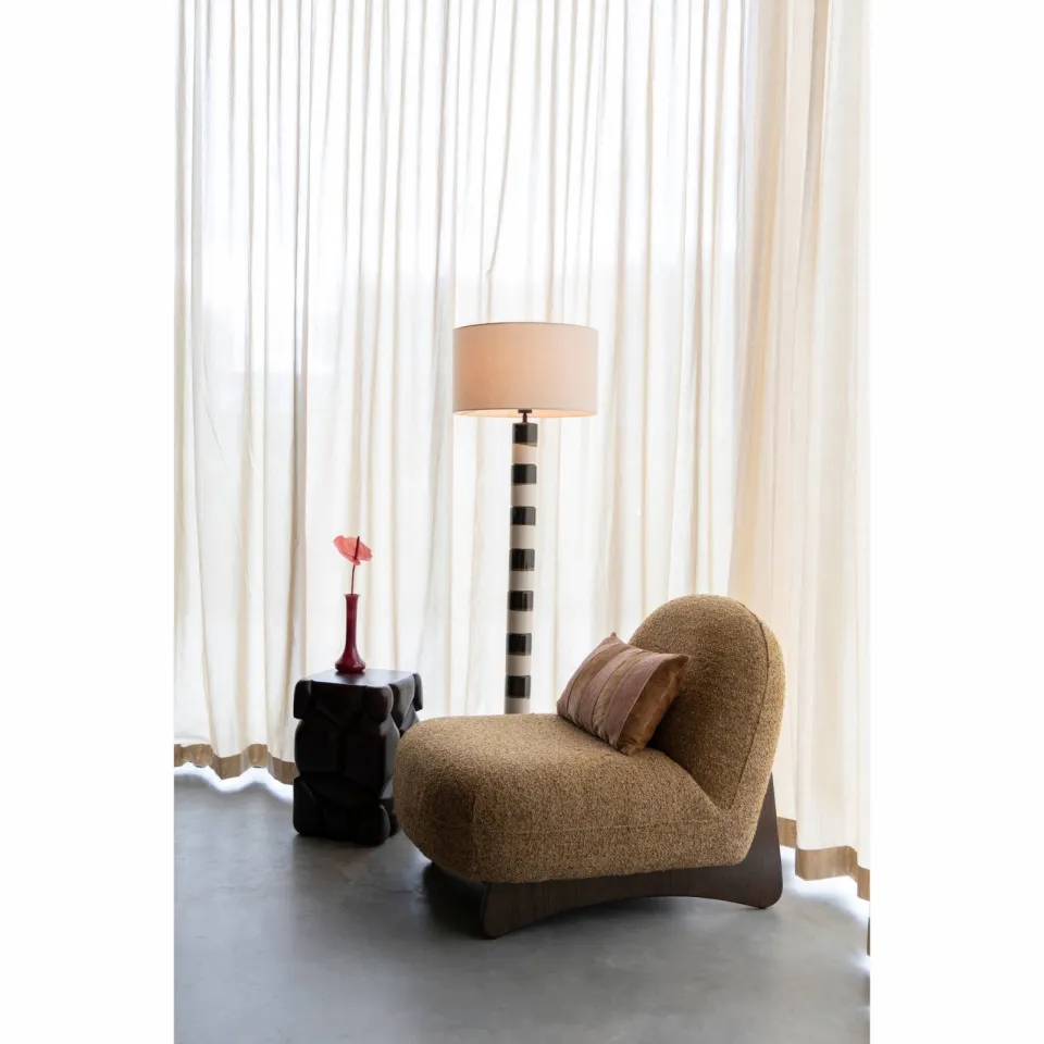 Dutchbone Loom Fauteuil Bruin, foto 4