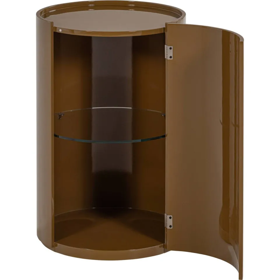 WOOOD Sera ronde kast hoogglans honinggeel honey yellow, foto 3
