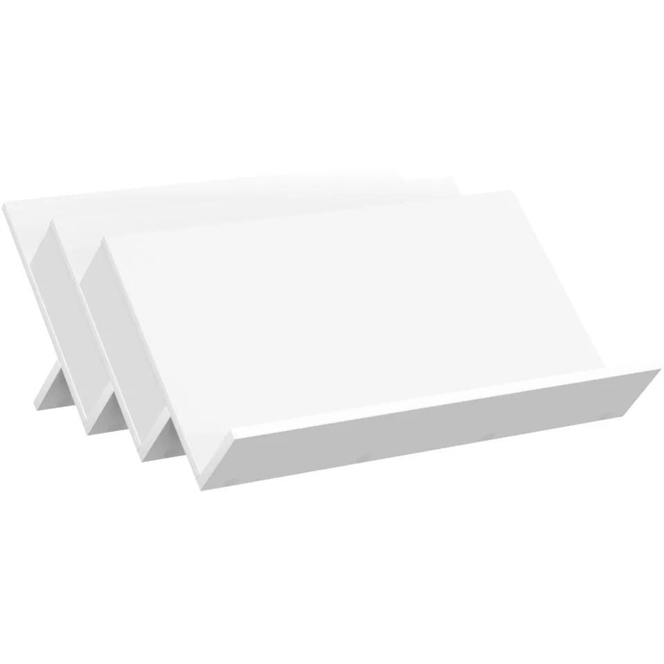 vidaXL Tijdschrift Rek met plank Wit 65 x 53 x 28,5 cm Bewerkt hout, foto 3