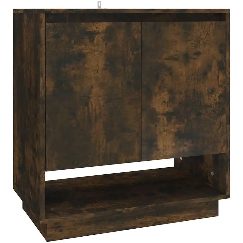 vidaXL Dressoir 70x41x75 cm bewerkt hout gerookt eikenkleurig, foto 3