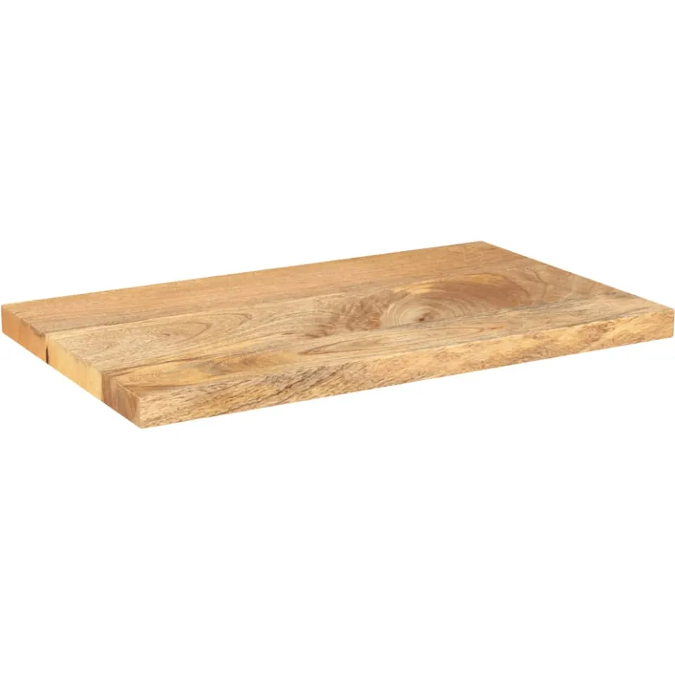 vidaXL Tafelblad rechthoekig 60x40x2,5 cm massief mangohout Bruin