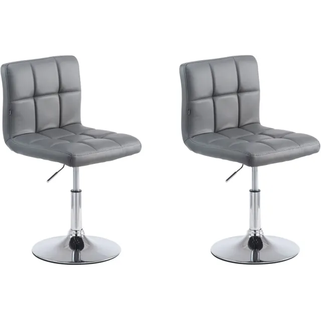 Luxe Comfort Ligbed - Set van 2 - Verstelbaar - Kunstleer - Grijs