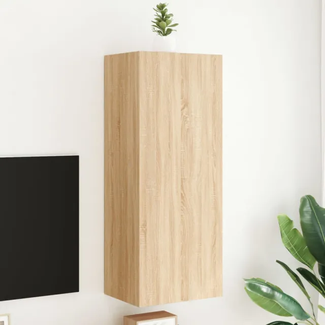 vidaXL Tv-wandmeubel 40,5x30x102 cm bewerkt hout sonoma eikenkleurig, foto 2