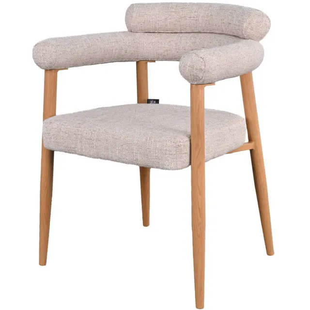 Giga Meubel Lidingö eetkamerstoel beige naturel, foto 2