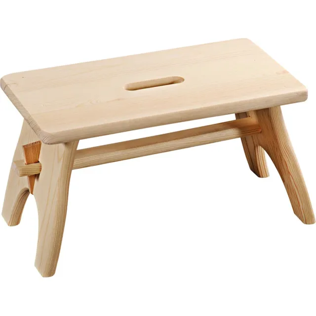 Kesper FSC® Houten Voetenbank - Opstapkruk - Opstapje - Houten krukje - Kinder kruk - Voeten bank - Afm. 42 x 21.5 x 20.5 Cm FSC® Bamboe Hout