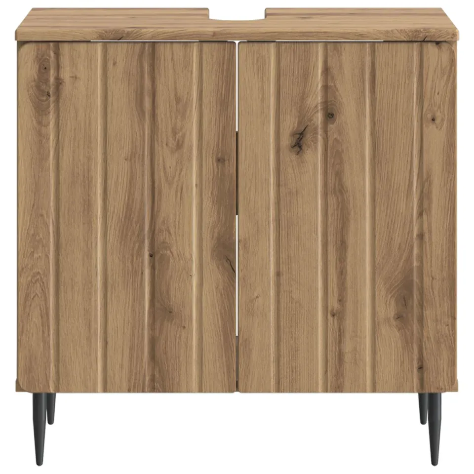 vidaXL Badkamer wastafelkast ZWOLLE Artisanaal eiken, foto 4