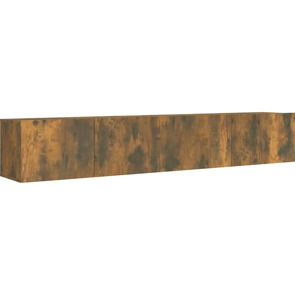 vidaXL 2-delige Tv-meubelset bewerkt hout gerookt eikenkleurig, foto 3