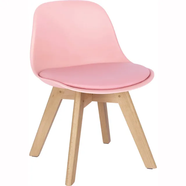 Saphly Eetkamerstoelen Set 33 cm Roze - 1 persoons, Kinderfauteuil en zithoogte 33 cm - Voor Eetkamer, Keuken en Woonkamer